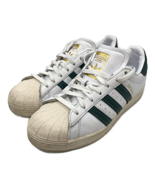 adidas（アディダス）adidas (アディダス) ローカットスニーカー ホワイト サイズ:US７ 1/2の古着・服飾アイテム