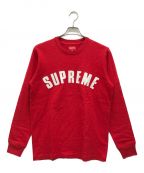 SUPREMEシュプリーム）の古着「16SS Arc Logo L/S Top」｜レッド