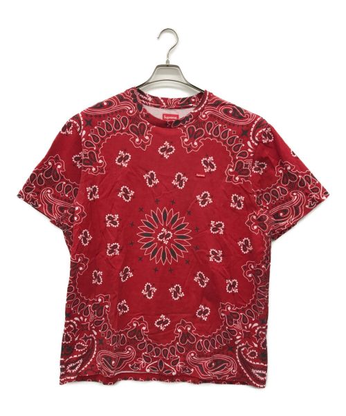 SUPREME（シュプリーム）Supreme (シュプリーム) Small box Tee Red Bandana レッド サイズ:XLの古着・服飾アイテム