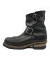 RED WING (レッドウィング) ショートエンジニアブーツ ブラック サイズ:USA 7 1/2D：24000円