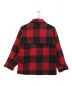 WOOLRICH (ウールリッチ) ウールチェックジャケット レッド サイズ:S：8800円