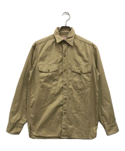 King Kole（キングコール）King Kole (キングコール) シャツ ベージュ サイズ:14 1/2 Mの古着・服飾アイテム