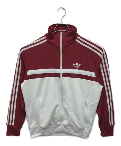 adidas（アディダス）adidas (アディダス) トラックジャケット レッド サイズ:Mの古着・服飾アイテム