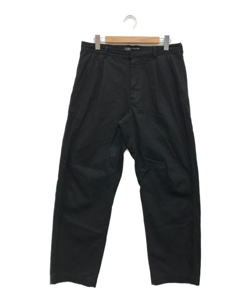 BAL（バル）BAL (バル) COTTON TWILL PLEATED TROUSER ブラック サイズ:LARGEの古着・服飾アイテム