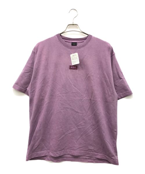 HUF（ハフ）HUF (ハフ) ミニロゴTシャツ パープル サイズ:Lの古着・服飾アイテム