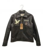 AVIREXアヴィレックス）の古着「COW VINTAGE SUKA JACKET」｜ブラウン