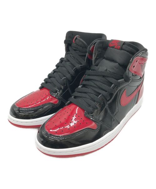 NIKE（ナイキ）NIKE (ナイキ) Nike Air Jordan 1 High OG Patent Bred レッド サイズ:US9の古着・服飾アイテム