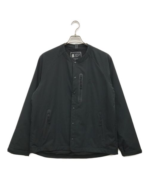 DUFFER（ダファー）DUFFER (ダファー) ノーカラースタジャン ブラック サイズ:Mの古着・服飾アイテム