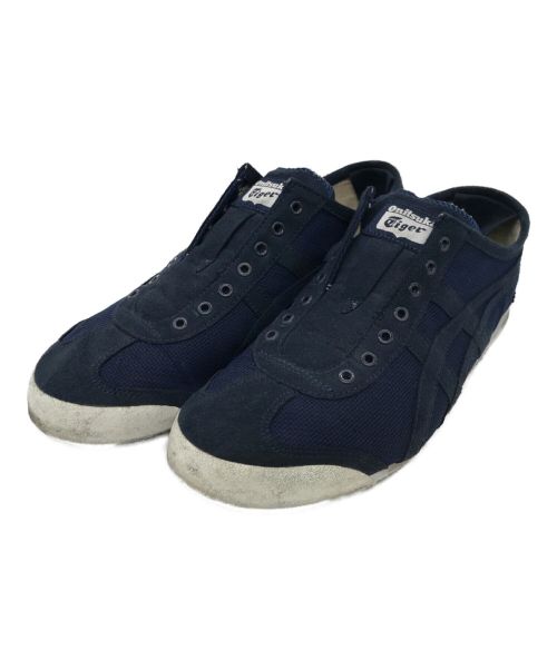 Onitsuka Tiger（オニツカタイガー）Onitsuka Tiger (オニツカタイガー) ローカットスニーカー ネイビー サイズ:25.5cmの古着・服飾アイテム