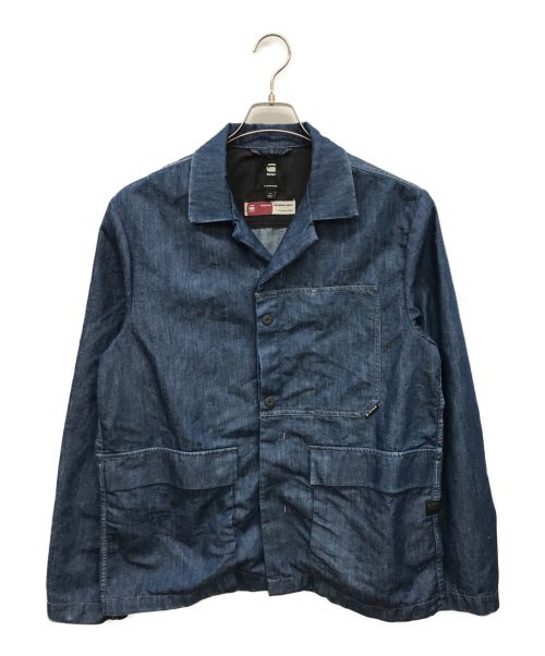 G-STAR RAW（ジースターロゥ）G-STAR RAW (ジースターロゥ) Marseille Blazer インディゴ サイズ:Mの古着・服飾アイテム