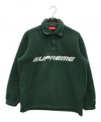 SUPREMEシュプリーム）の古着「Polartec L/S Polo」｜グリーン