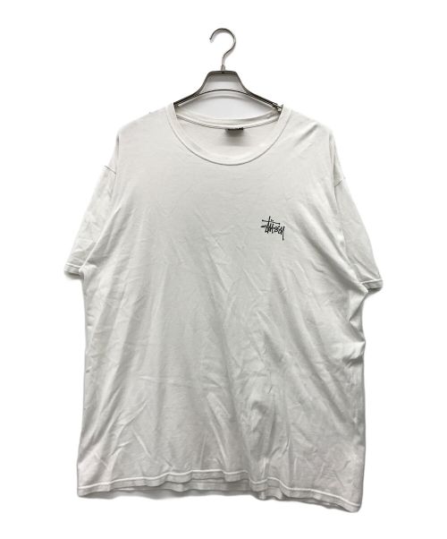 stussy（ステューシー）stussy (ステューシー) プリントTシャツ ホワイト サイズ:XLの古着・服飾アイテム