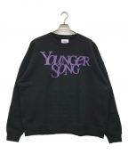 YOUNGER SONGヤンガーソング）の古着「クルーネックスウェット」｜ブラック