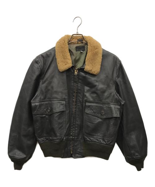 INSIGNIA LEATHER（インシグニアレザー）INSIGNIA LEATHER (インシグニアレザー) Ｇ-1フライトジャケット ブラウン サイズ:42の古着・服飾アイテム