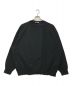 Name.（ネーム）の古着「EDGE AGING ASYMMETRIC SWEATSHIRT」｜ブラック