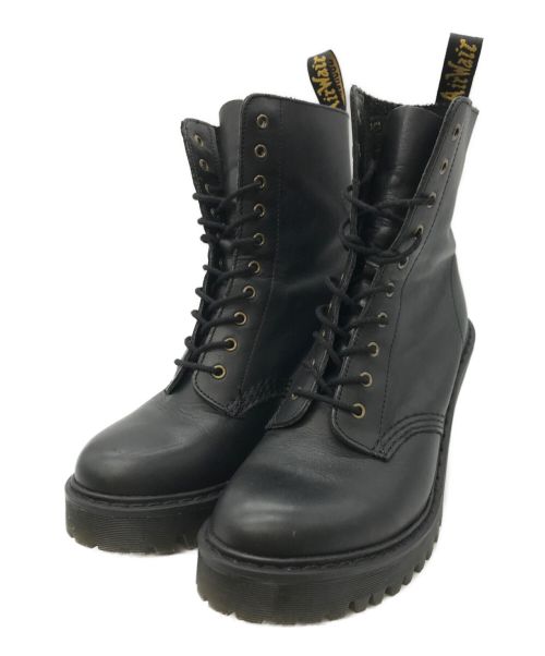 Dr.Martens（ドクターマーチン）Dr.Martens (ドクターマーチン) SEIRENE KENDRA 10EYE BOOT ブラック サイズ:4UKの古着・服飾アイテム