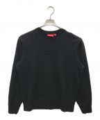 SUPREMEシュプリーム）の古着「Cutout Logo Crewneck」｜ブラック