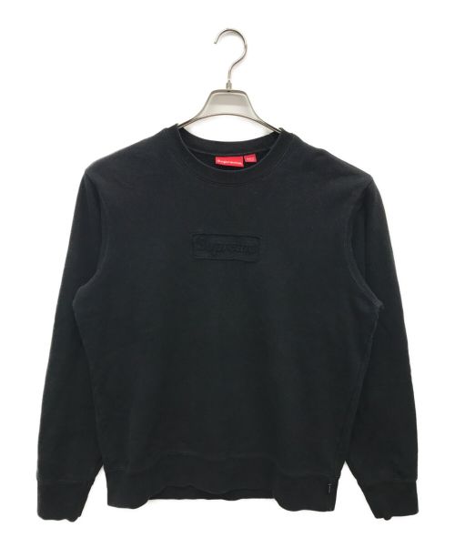 SUPREME（シュプリーム）Supreme (シュプリーム) Cutout Logo Crewneck ブラック サイズ:Mの古着・服飾アイテム