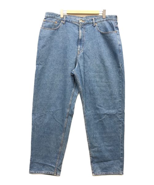dk jeans（ディーケージーンズ）dk jeans (ディーケージーンズ) ワイドテーパードデニムパンツ インディゴ サイズ:42の古着・服飾アイテム