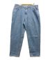 dk jeans（ディーケージーンズ）の古着「ワイドテーパードデニムパンツ」｜インディゴ