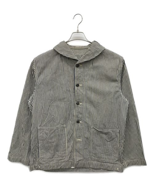 BUZZ RICKSON'S（バズリクソンズ）Buzz Rickson's (バズリクソンズ) ヒッコリーワークジャケット ホワイト サイズ:40の古着・服飾アイテム