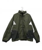 X-LARGEエクストララージ）の古着「WARM UP NYLON JACKET」｜オリーブ