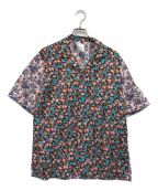 PAUL SMITHポールスミス）の古着「花柄切替オープンカラーシャツ」｜マルチカラー