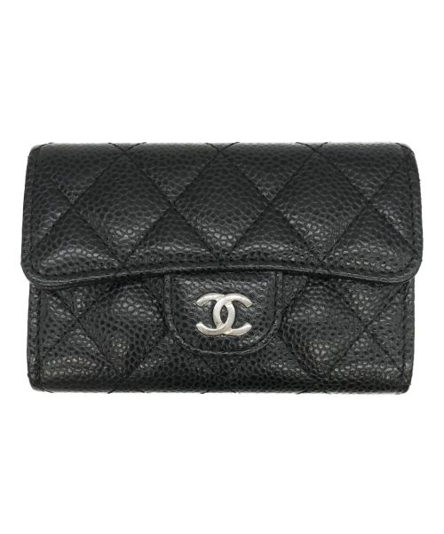 CHANEL（シャネル）CHANEL (シャネル) カードケース ブラックの古着・服飾アイテム