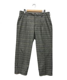 son of the cheese（（サノバチーズ））の古着「Check wide tack pants」｜グレー