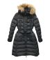 MONCLER（モンクレール）の古着「GENEVRIERファー付ダウンコート」｜ブラック