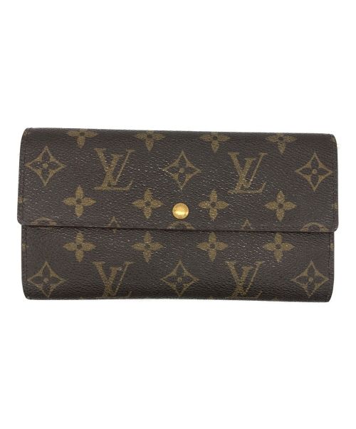 LOUIS VUITTON（ルイ ヴィトン）LOUIS VUITTON (ルイ ヴィトン) 長財布 ブラウンの古着・服飾アイテム