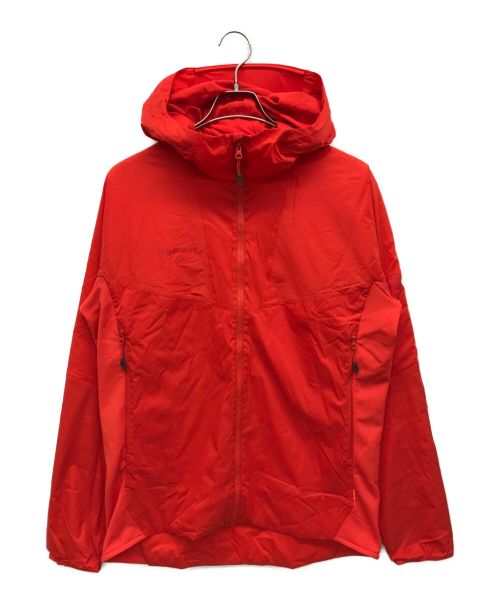 MAMMUT（マムート）MAMMUT (マムート) Rime Light IN Flex Hooded Jacket レッド サイズ:XLの古着・服飾アイテム