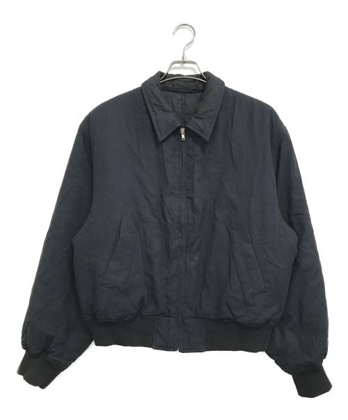 COMME des GARCONS HOMME（コムデギャルソン オム）COMME des GARCONS HOMME (コムデギャルソン オム) レーヨンパデッドブルゾン ブラック サイズ:Mの古着・服飾アイテム