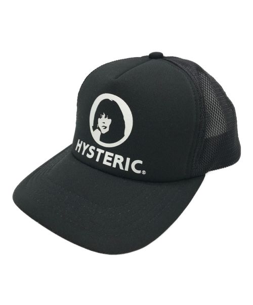 Hysteric Glamour（ヒステリックグラマー）Hysteric Glamour (ヒステリックグラマー) メッシュキャップ ブラックの古着・服飾アイテム