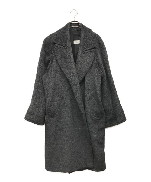 MaxMara（マックスマーラ）MaxMara (マックスマーラ) アルパカ混シャギーコート グレー サイズ:J I 40の古着・服飾アイテム