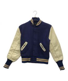 Allion AWARD JACKET（アリオン アワード）の古着「スタジャン」｜ネイビー