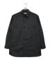 Yohji Yamamoto pour homme（ヨウジヤマモト プールオム）の古着「CHAIN STITCH BROAD PATCH CHEST POCKET SHIRT」｜ブラック