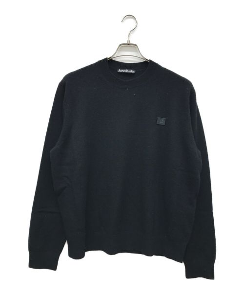 Acne studios（アクネ ストゥディオス）ACNE STUDIOS (アクネストゥディオス) ウールクルーネックセーター ネイビー サイズ:XL 185/104Aの古着・服飾アイテム