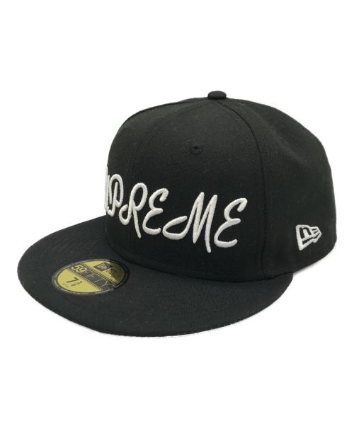 SUPREME（シュプリーム）Supreme (シュプリーム) New Era (ニューエラ) キャップ ブラック サイズ:7 3/8  58.7cmの古着・服飾アイテム