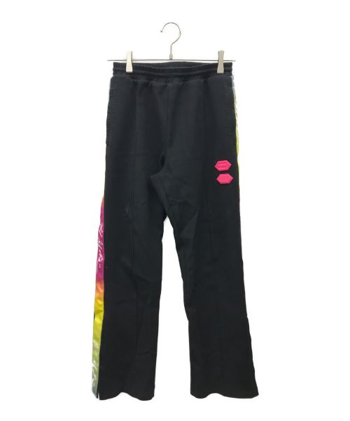 OFFWHITE（オフホワイト）OFFWHITE (オフホワイト) Rubber Street Logo Retro Sports Pants ブラック サイズ:Sの古着・服飾アイテム