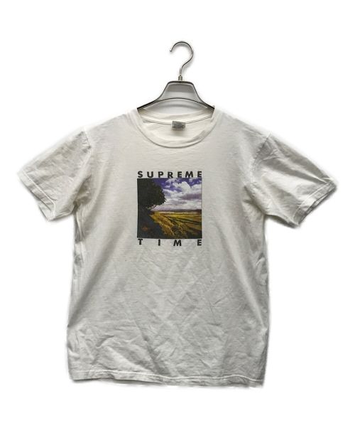 SUPREME（シュプリーム）Supreme (シュプリーム) Time Tee ホワイト サイズ:Sの古着・服飾アイテム