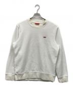 SUPREMEシュプリーム）の古着「Polartec Small Box Crewneck Sweatshirt」｜ホワイト