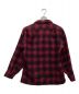 PENDLETON (ペンドルトン) オンブレチェックオープンカラーシャツ レッド サイズ:M：12000円