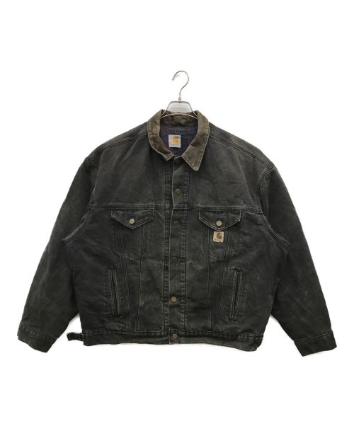 CarHartt（カーハート）CarHartt (カーハート) ダック地トラッカージャケット グレー サイズ:不明の古着・服飾アイテム