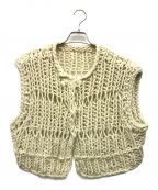 TODAYFULトゥデイフル）の古着「Chunky Hand Knitvest」｜アイボリー