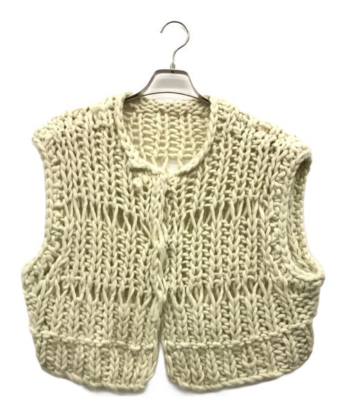 TODAYFUL（トゥデイフル）TODAYFUL (トゥデイフル) Chunky Hand Knitvest アイボリー サイズ:Fの古着・服飾アイテム