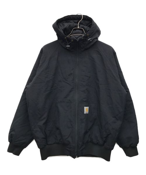 CarHartt（カーハート）CarHartt (カーハート) ナイロンフーデッドジャケット ブラック サイズ:Lの古着・服飾アイテム