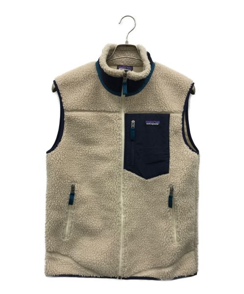 Patagonia（パタゴニア）Patagonia (パタゴニア) レトロXフリースベスト アイボリー サイズ:Mの古着・服飾アイテム