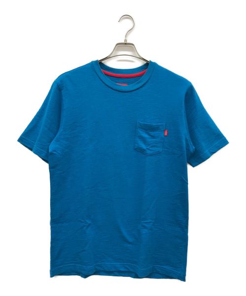 SUPREME（シュプリーム）Supreme (シュプリーム) ポケットTシャツ ブルー サイズ:Mの古着・服飾アイテム