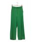 TODAYFUL（トゥデイフル）の古着「Georgette Rough Trousers」｜グリーン